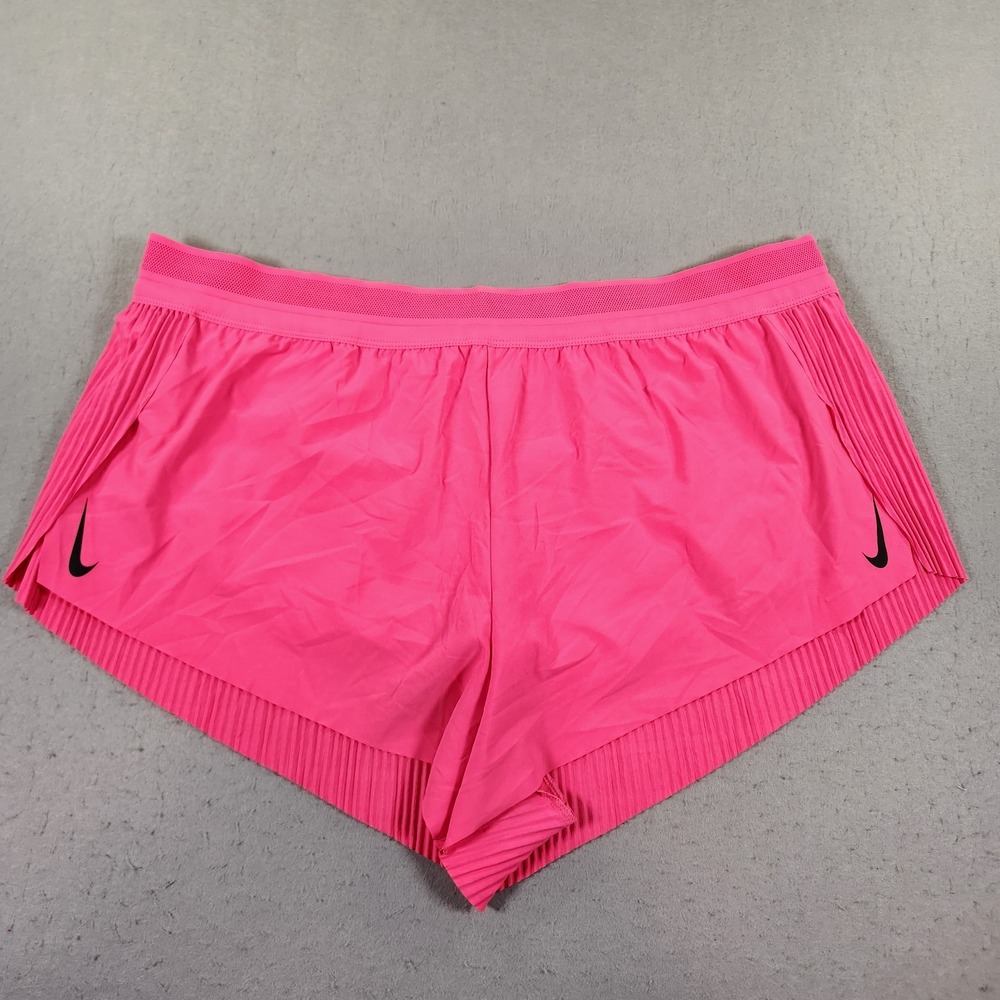 Nike Womens XXL Pink Dri-FIT ADV AeroSwift 3" Lined Running Shorts NWT